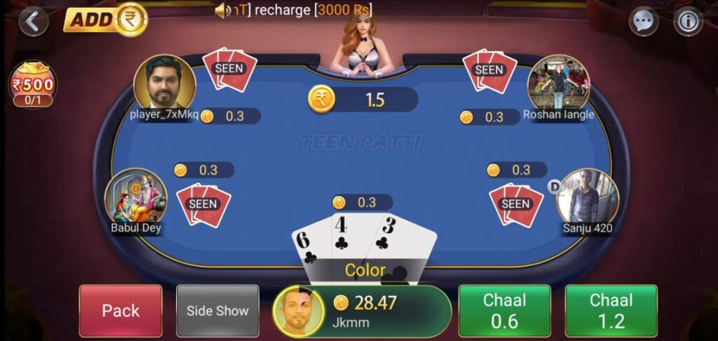 Teen Patti Master Card Game