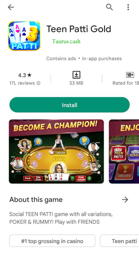 Teenpatti Gold